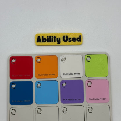 6PK - Ability Used Token for TCG