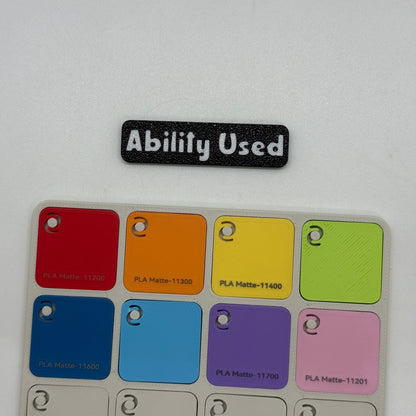 6PK - Ability Used Token for TCG