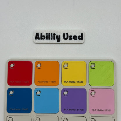 6PK - Ability Used Token for TCG