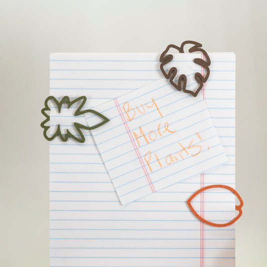 Assorted Leaf Paper Clips