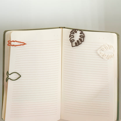 Assorted Leaf Paper Clips