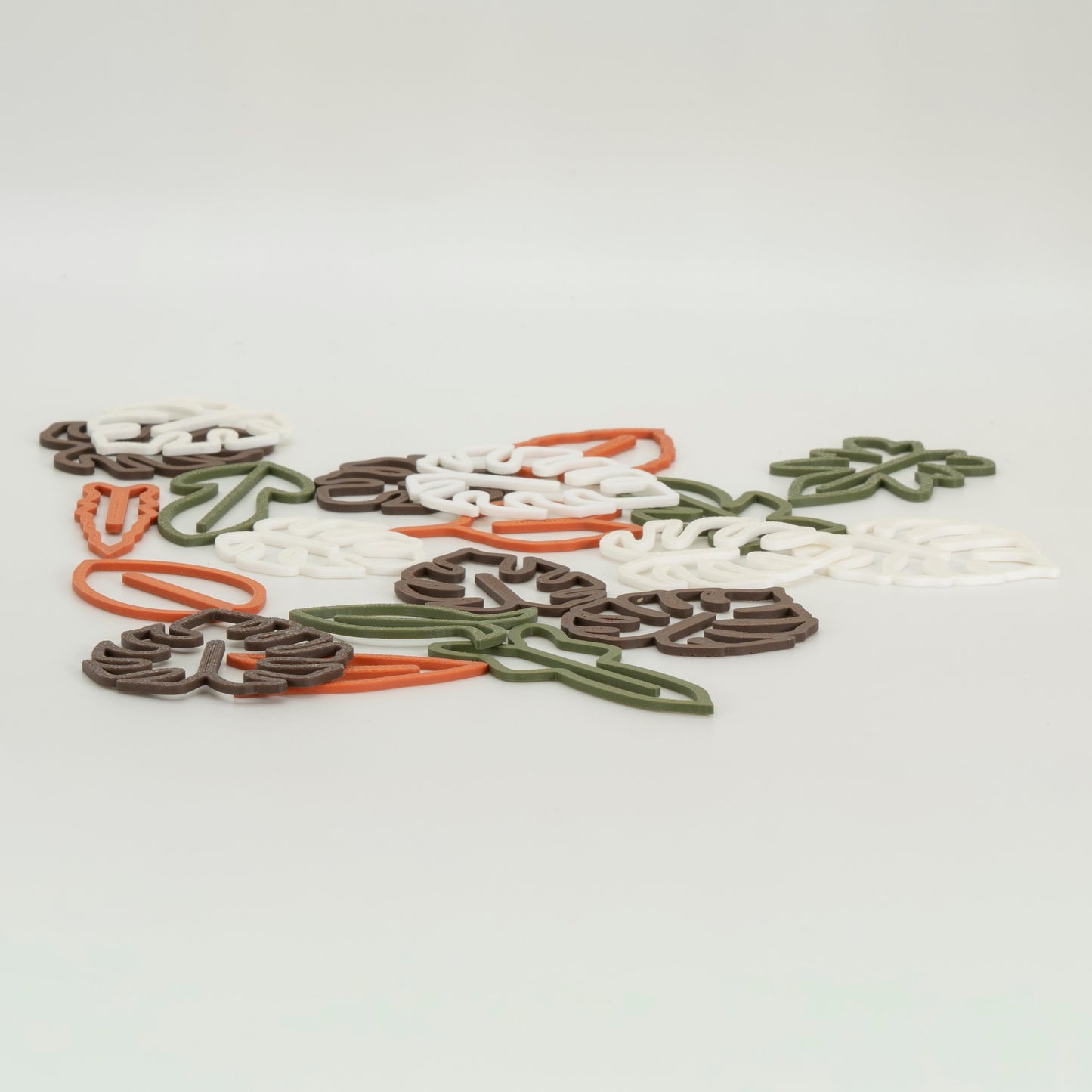 Assorted Leaf Paper Clips