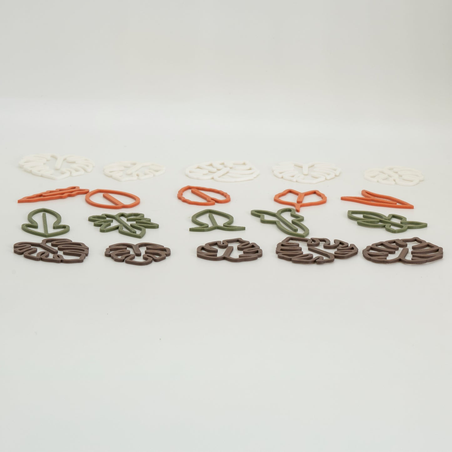 Assorted Leaf Paper Clips